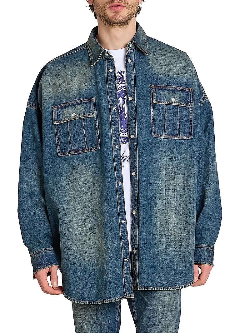 Boxy Denim Shirt