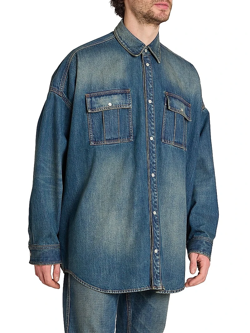 Boxy Denim Shirt