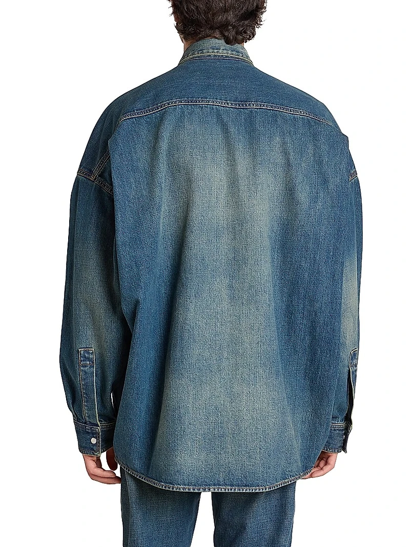 Boxy Denim Shirt