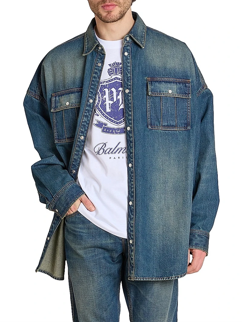 Boxy Denim Shirt