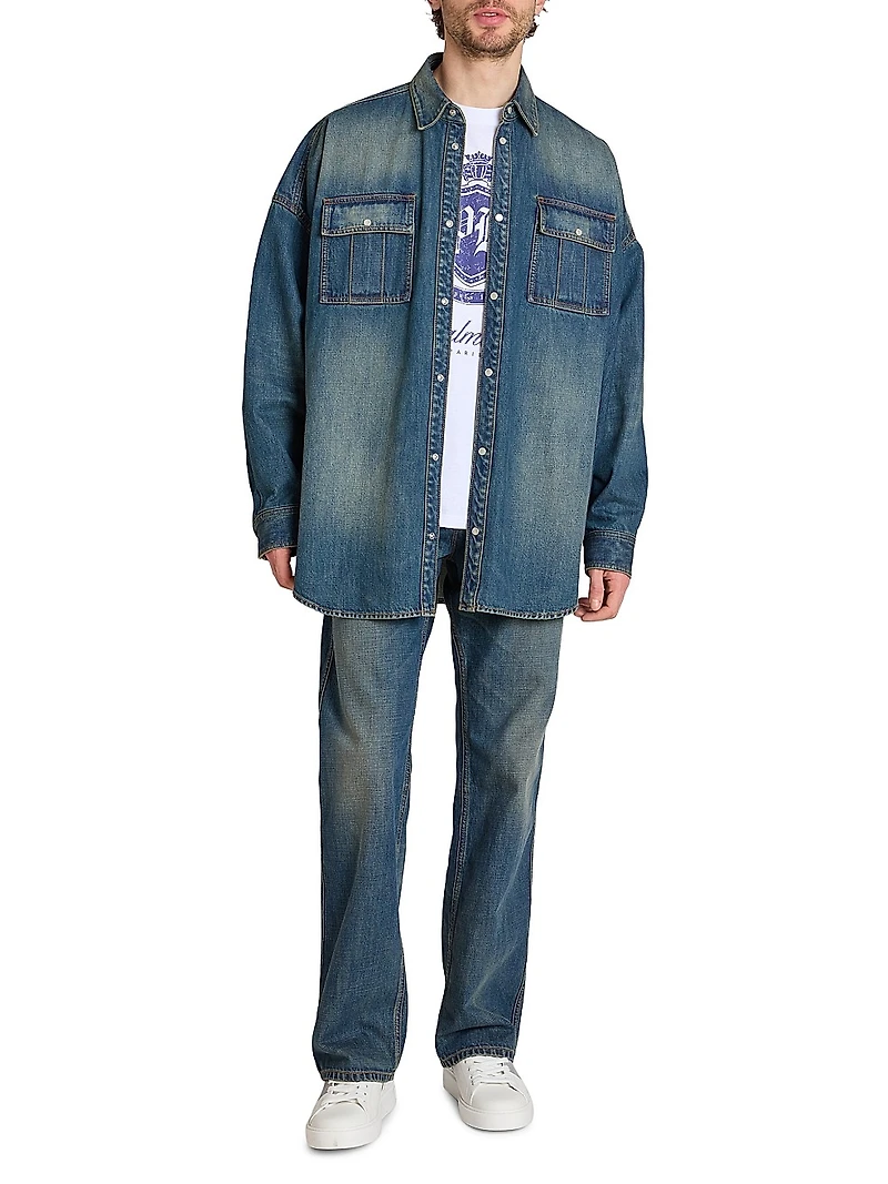 Boxy Denim Shirt