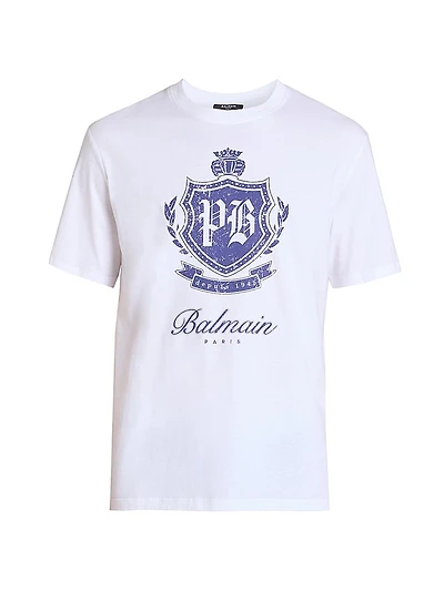 Emblem Logo Cotton T-Shirt