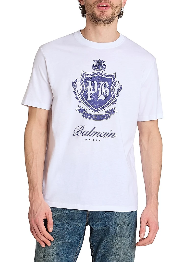 Emblem Logo Cotton T-Shirt