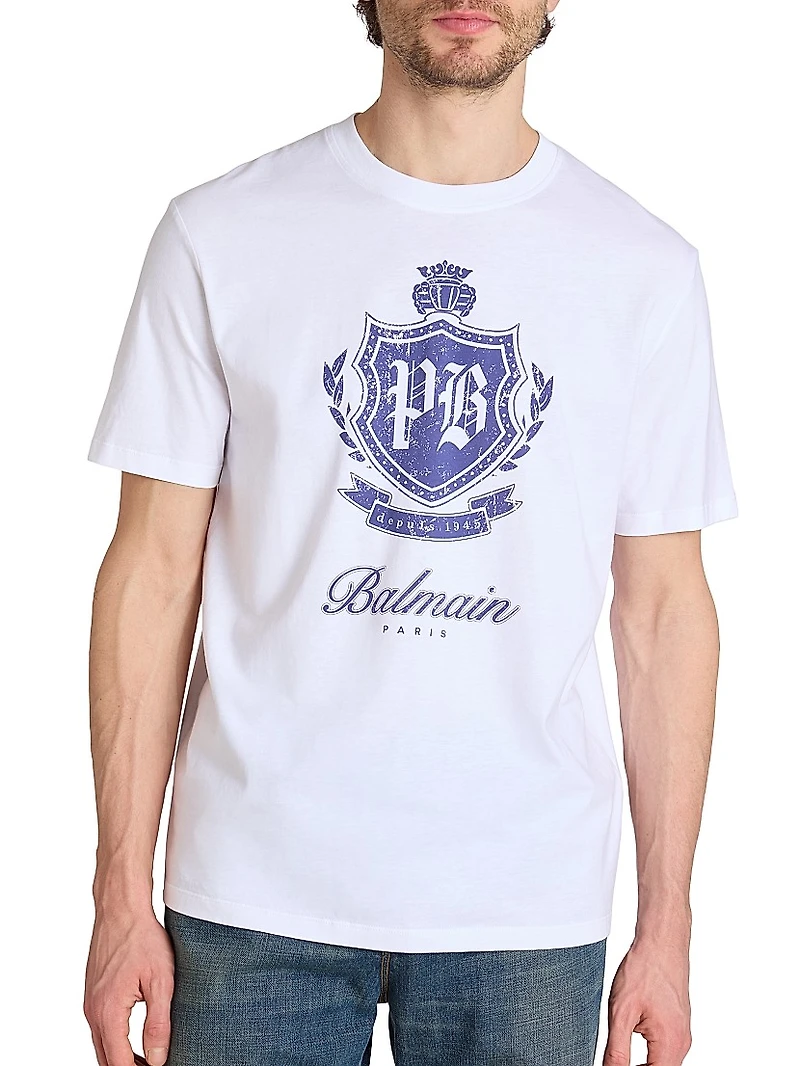 Emblem Logo Cotton T-Shirt
