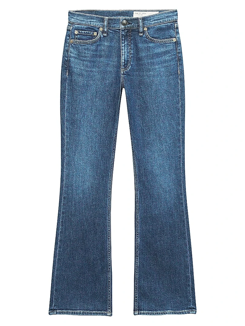 Peyton High-Rise Stretch Boot-Cut Jeans