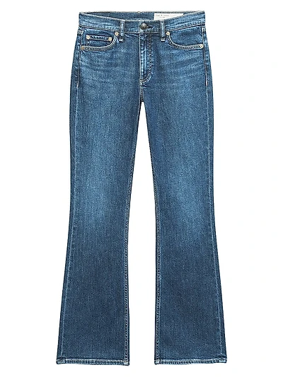 Peyton High-Rise Stretch Boot-Cut Jeans