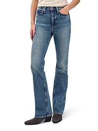 Peyton High-Rise Stretch Boot-Cut Jeans