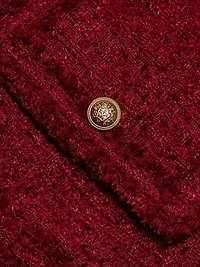 Landon Tweed Crop Jacket