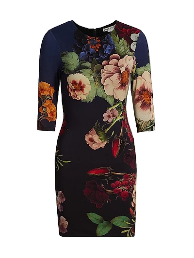 Delora Floral Sheath Minidress