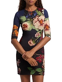Delora Floral Sheath Minidress