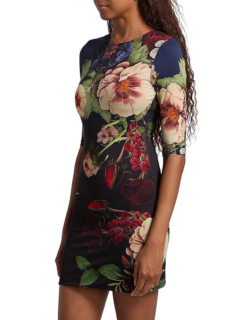 Delora Floral Sheath Minidress