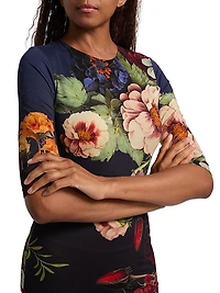 Delora Floral Sheath Minidress