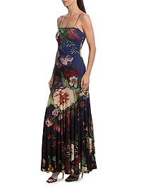 Augusta Floral Stretch Maxi Dress
