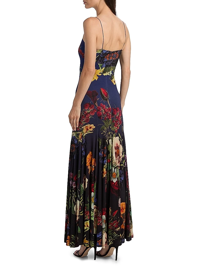 Augusta Floral Stretch Maxi Dress