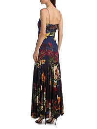 Augusta Floral Stretch Maxi Dress