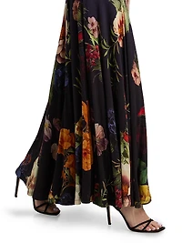 Augusta Floral Stretch Maxi Dress