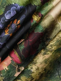 Maeve Floral Satin Midi-Skirt