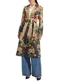 Joelle Floral Tie-Waist Coat