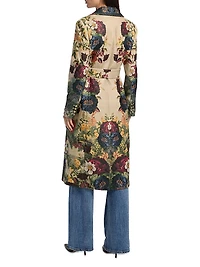 Joelle Floral Tie-Waist Coat