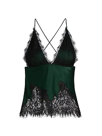 Claudia Lace V-Neck Slip Top