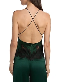 Claudia Lace V-Neck Slip Top