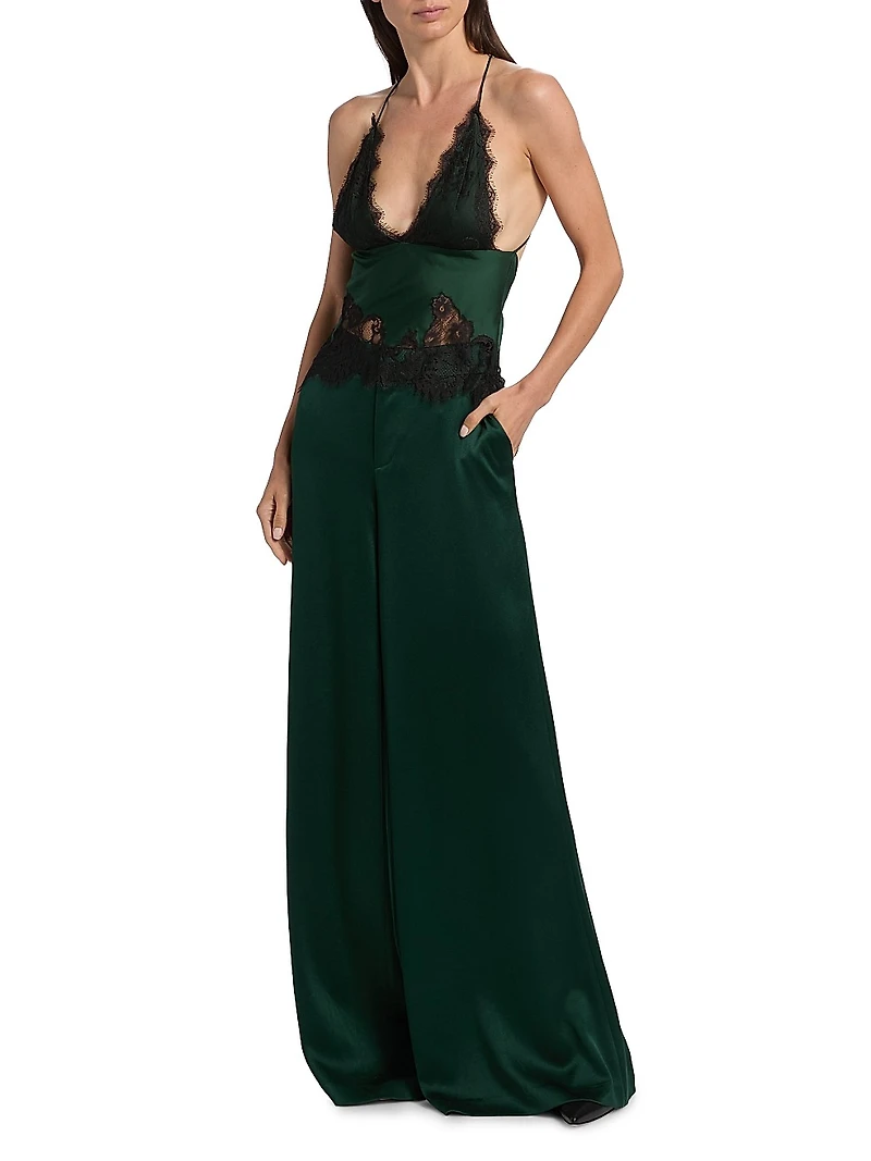 Claudia Lace V-Neck Slip Top