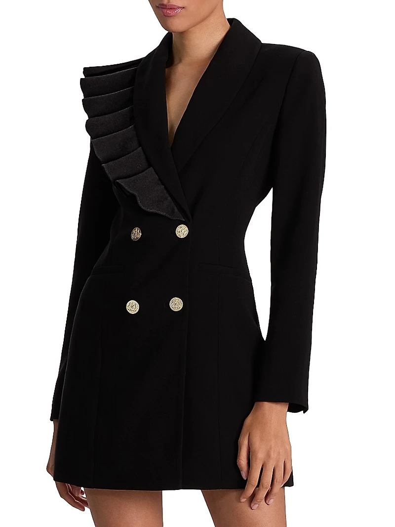 Latoya Ruffled Blazer Minidress