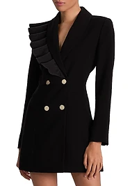 Latoya Ruffled Blazer Minidress