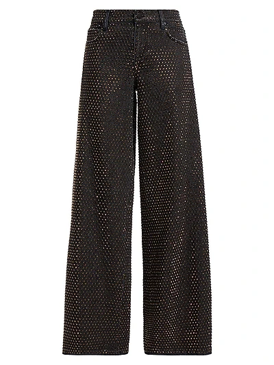 Amazing Embellished Low-Rise Baggy Jeans