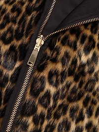 Becky Reversible Faux-Fur Bomber Jacket