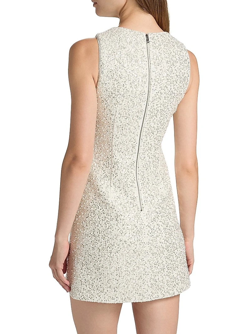 Cade Sequined Mini Shift Dress