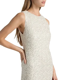 Cade Sequined Mini Shift Dress