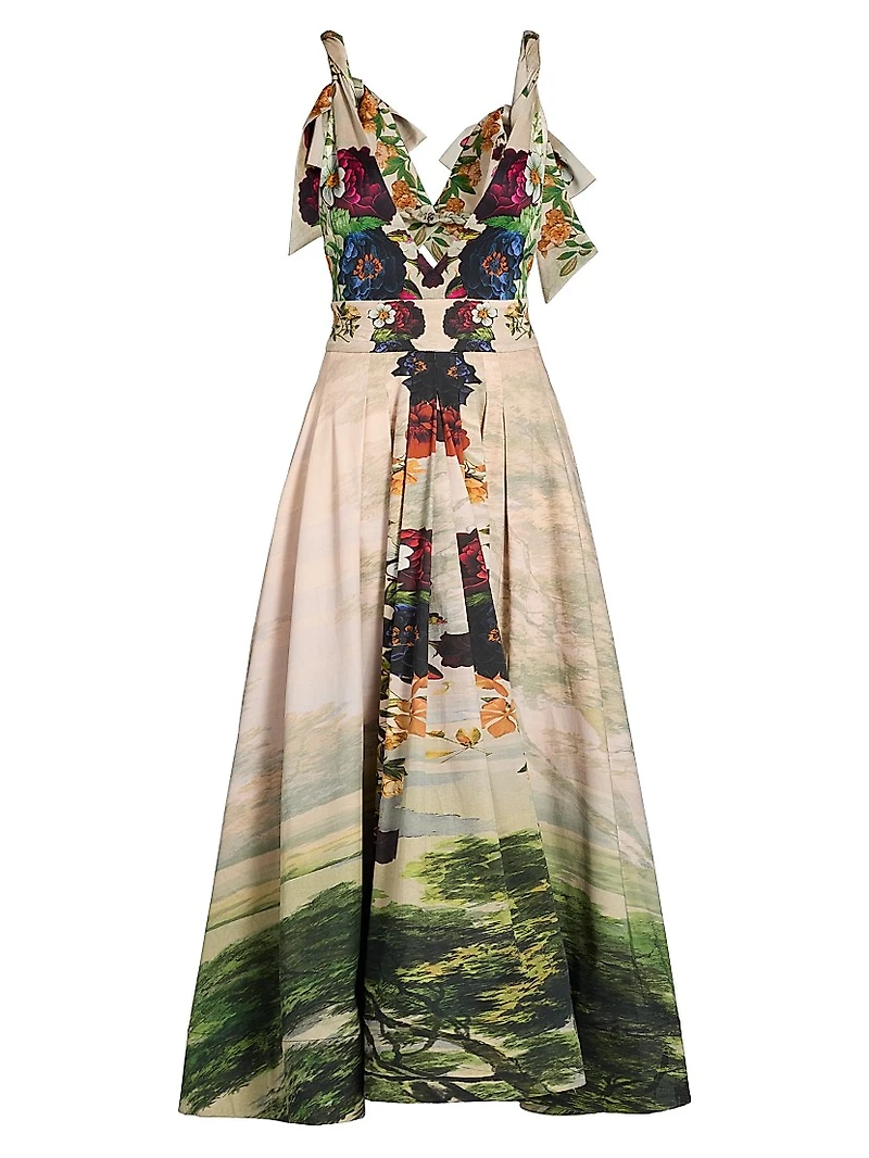 Hana Printed Maxi Dress