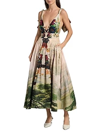 Hana Printed Maxi Dress