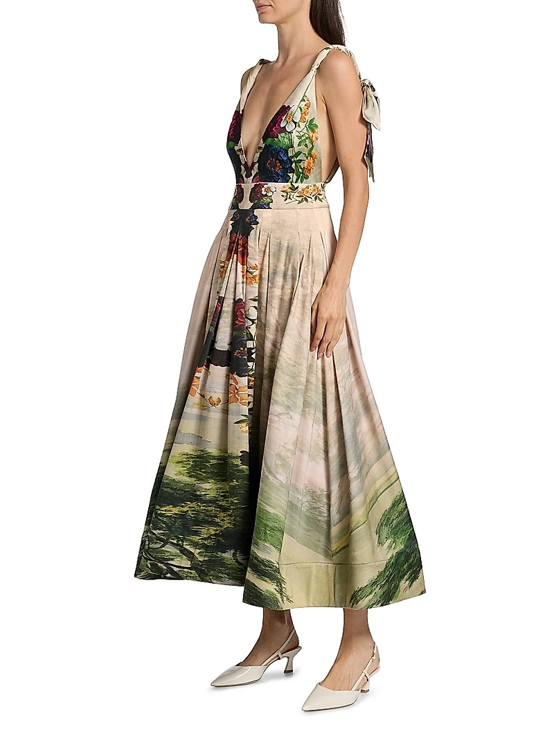 Hana Printed Maxi Dress