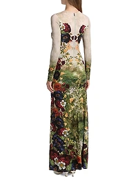 Delora Long-Sleeve Maxi Dress