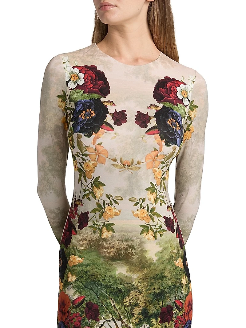 Delora Long-Sleeve Maxi Dress