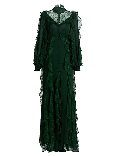 Elea Ruffled Maxi Dress