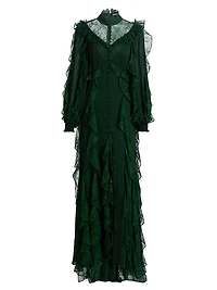 Elea Ruffled Maxi Dress