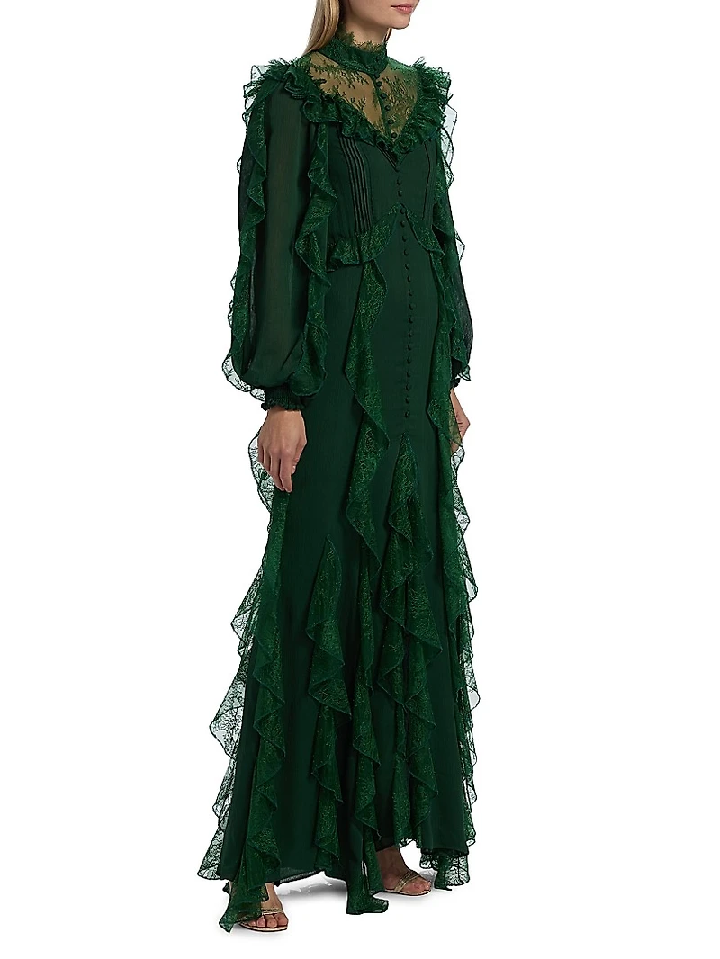 Elea Ruffled Maxi Dress