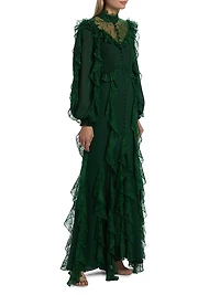 Elea Ruffled Maxi Dress