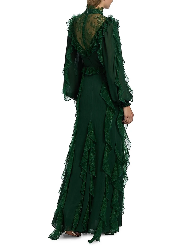 Elea Ruffled Maxi Dress