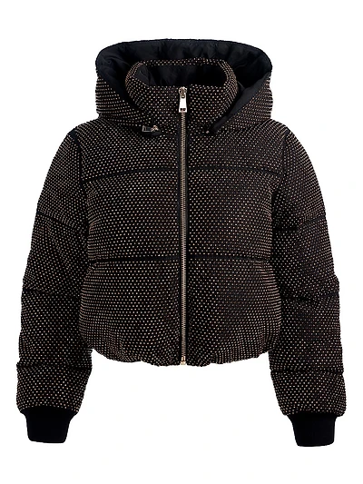 Robena Embellished Cropped Puffer Jacket