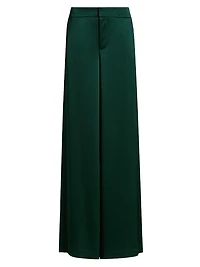 Nessi Satin Wide-Leg Trousers