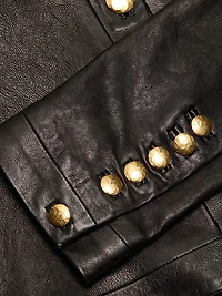 Leather Crop Jacket