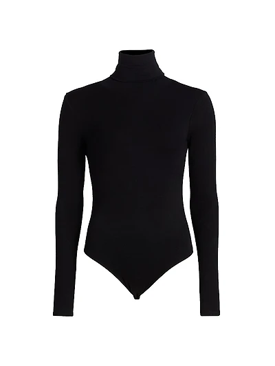 Stretch Turtleneck Bodysuit