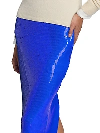 Sequined Pencil Skirt