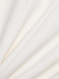 Stretch-Wool V-Neck Midi-Dress