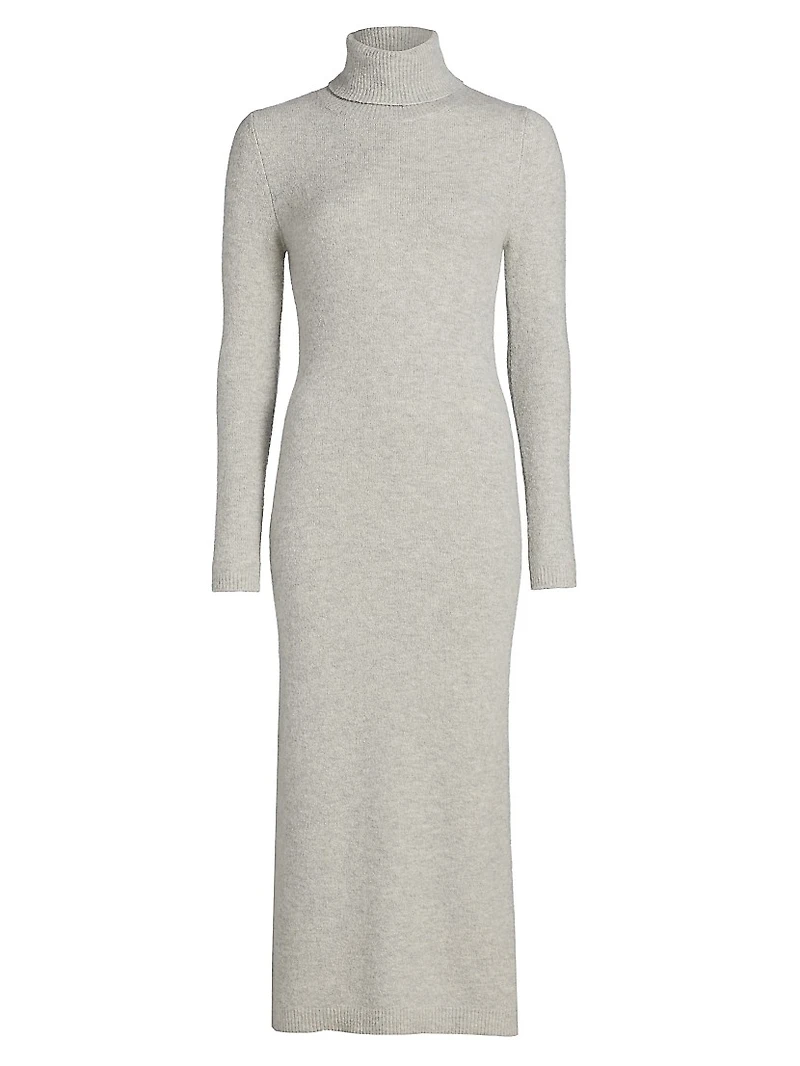 Stretch-Cashmere Body-Con Midi-Dress
