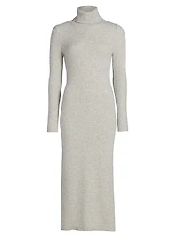 Stretch-Cashmere Body-Con Midi-Dress